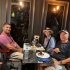 Guests enjoying Turkish tea and dessert during an Istanbul food tour