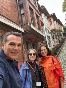 Visitors exploring the historic streets of Fener and Balat in Istanbul